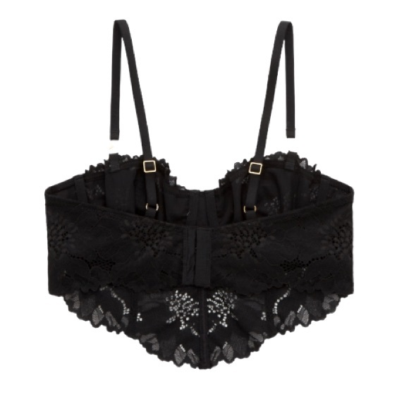 AERIE➕NEW Real Power Midnight Lace Bra - Picture 4 of 10